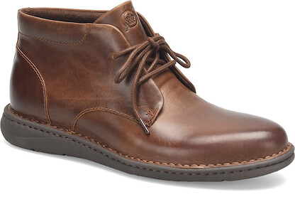 Born Men's Theo Boot Dark Brown Pyramid Full Grain Leather - BM0015023