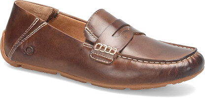 Born Men's Marcel Penny Slip-On Dark Brown (Pyramid) - BM0018623