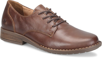Born Men's Ryker Oxford Brown (Wood) Full Grain Leather - BM0021506