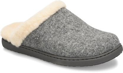 Born Women's Zoe Slipper Grey Wool Combo - BR0025422
