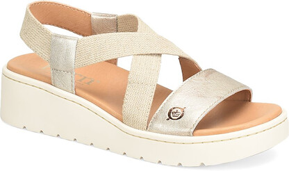 Born Women's Kasady Sandal Panna Cotta (light gold) Leather - BR0057330