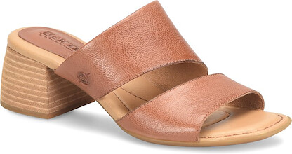 Born Women's Shea Heeled Sandal Brown (Luggage) - BR0069406
