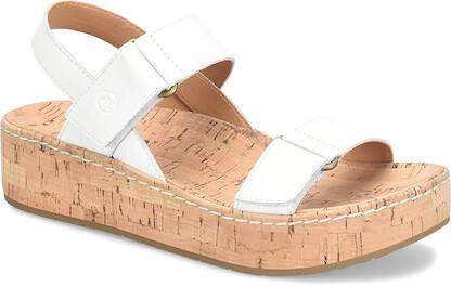 Born Women's Sloan Sandal White (Bianco) - BR0071201