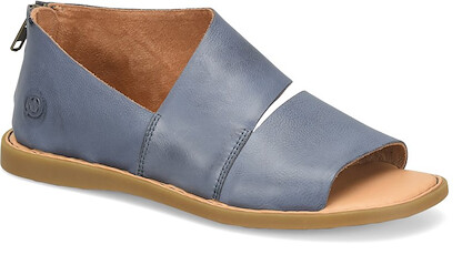 Born Women's Mila Sandals Navy Leather - BR0084134