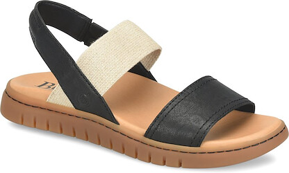 Born Women's Amabel Sandals Black Leather - BR0086403