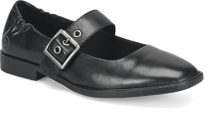 Born Women's Millie Flats Black - BR0091603