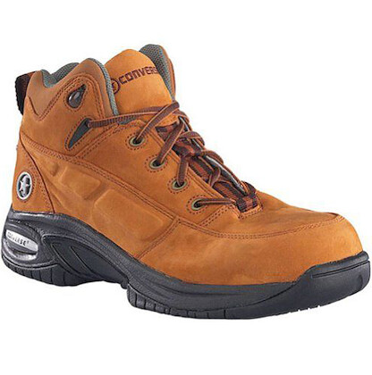 Converse Work Men Composite Toe Nubuck Hiker Work Boot Brown - C4327