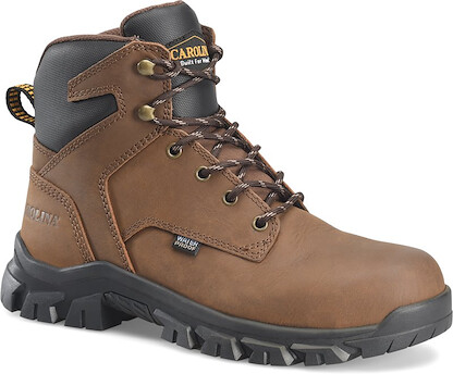 CAROLINA Men's 6" Gruntz Soft Toe Waterproof Work Boot Brown - CA3093