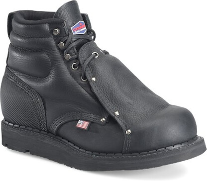 CAROLINA Mens 6"Union Built Waterproof External Metatarsal Guard HR EH Steel Toe Work Boot Black - CA521