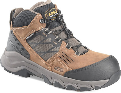 CAROLINA Men's 5" Ironhide Midcut Composite Toe Waterproof EZ Entry Work Boot Dark Brown - CA5553