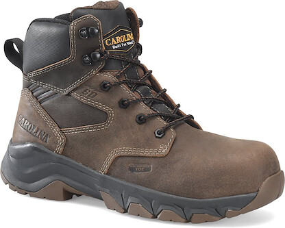 CAROLINA Men's 6" Subframe Composite Toe ESD Work Boot Dark Brown - CA5556