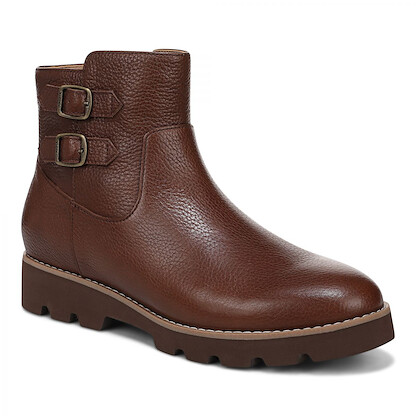 Vionic Women's Carissa Ankle Boot Coffee Leather - J6451L3201
