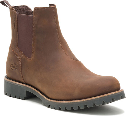 Chaco Men's Fields Chelsea Waterproof Boot Chestnut Brown - JCH107463