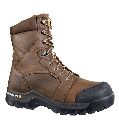 Carhartt Men's 8" Rugged Flex® CSA Puncture Resistant Composite Toe Waterproof Insulated Work Boot Coffee - CMR8939