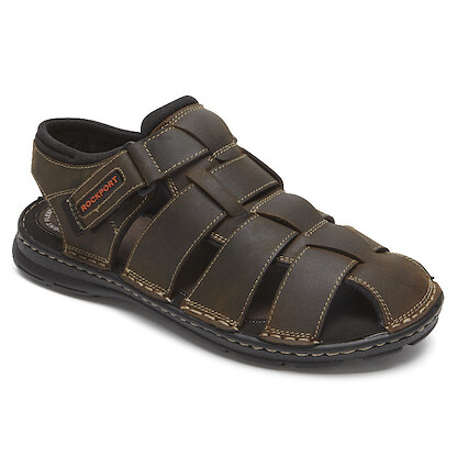 Rockport Men's Darwyn Fishermen Brown Sandal - VJ472-JBR34