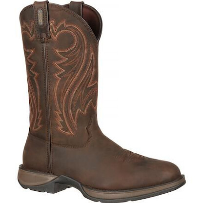 Durango Men's 12" Rebel™ by Durango Pull On Western Boot Chocolate Wyoming - DB5464