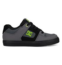 DC Shoes Boys' PURE Skate Shoe Grey/Black - DC01783005-GRYBLK