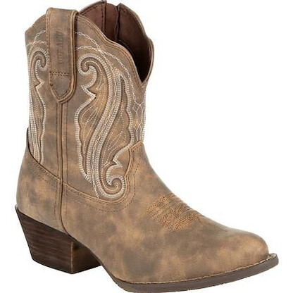 Durango Women's 8" Crush™ by Durango Distressed Shortie Western Boot Driftwood - DRD0372
