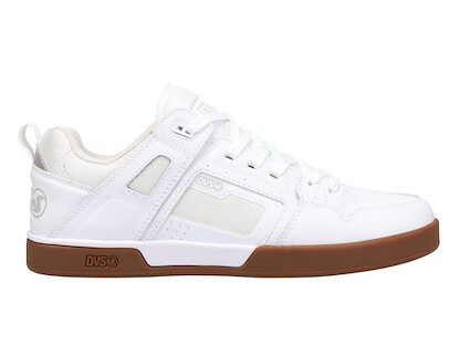 DVS Men's Comanche LT Skate Shoe White/Gum - DVF0001300-100