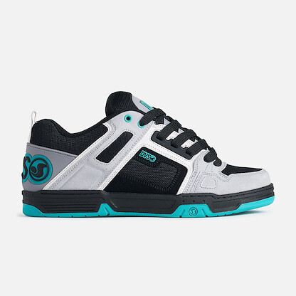 DVS Unisex Comanche Skate Shoe Grey/Black/Teal - DV01312025