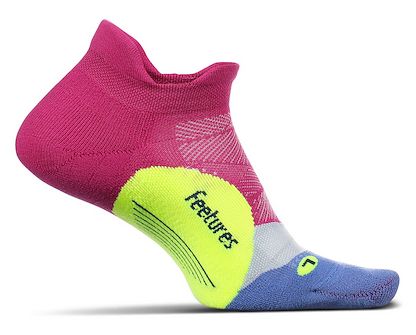 Feetures Unisex Elite Max Cushion No Show Tab Socks Pulse Purple - EC50498