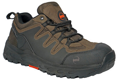 HOSS Men's Eric Low Aluminum Toe Work Boot Brown - 50238