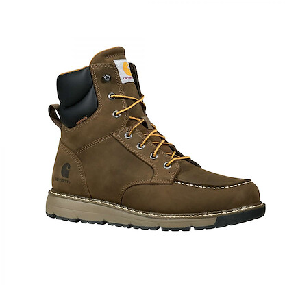 Carhartt Men's 6" Millbrook Nano Toe Waterproof Wedge Work Boot Dark Brown -FM6423-M