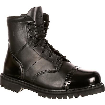 Rocky Men's 7" Side Zipper Jump Boot Black - FQ0002091