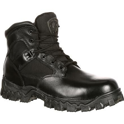 Rocky Men's 6" Alpha Force Waterproof Public Service Boot Black - FQ0002167
