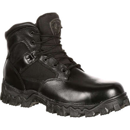 Rocky Women's 6" Alpha Force Waterproof Public Service Boot Black - FQ0004167