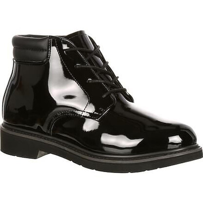 Rocky Men's 5" Dress Leather High Gloss Chukka Black - FQ00500-8