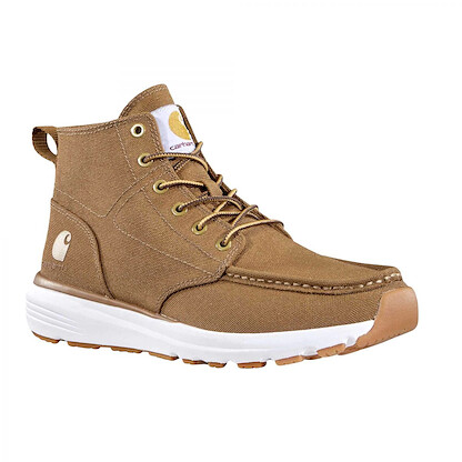 Carhartt Women's Haslett Soft Toe ESD Chukka Work Boot Brown Canvas  - FS4052-W