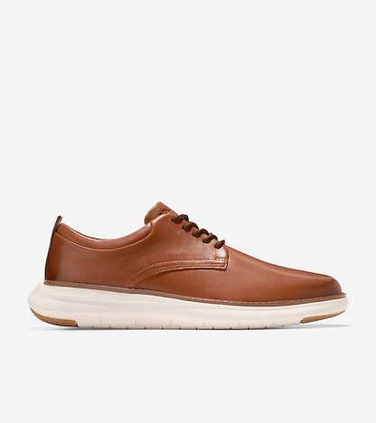 Cole Haan Men's Grand Remix Oxfords British Tan/Ivory - C40303