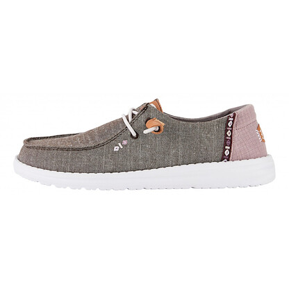 HEY DUDE Shoes Women's Wendy Chambray Boho Black - 40729-001