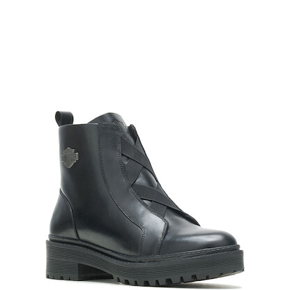 Harley-Davidson Women's Carney Elastic Riding Boot Black - D84784