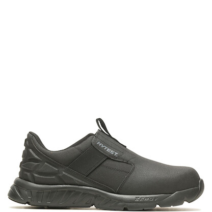 HYTEST Men's Forge Slip-On Metatarsal Guard Nano Toe Work Boot Black - K10090