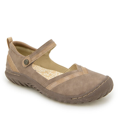 JBU Women's Raven Mary Jane Taupe/Shimmer - B4RAV54