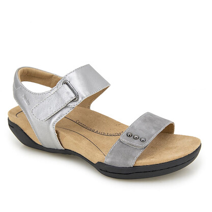 Jambu Women's Morgan Sandals Gunmetal/Pewter - J4MOR56