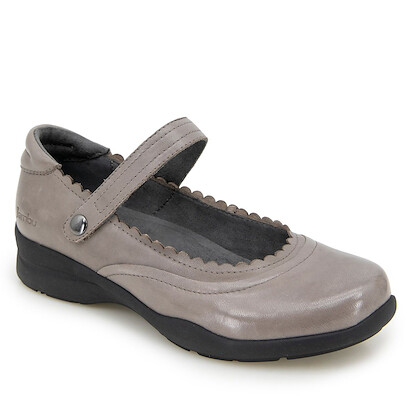 Jambu Women's Tess Maryjane Grey Leather - J4TES19