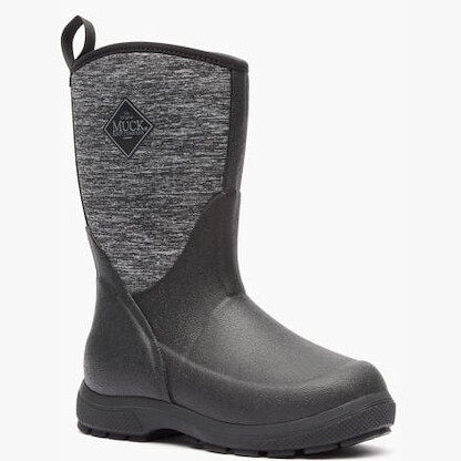Muck Boot Company Unisex Kids' Element Waterproof Insulated Boot Black/Heather Jersey - KEL1JER