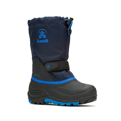 Kamik Unisex Kids' Waterbug 5 Navy Blue Winter Boot - NK8771S-NBL