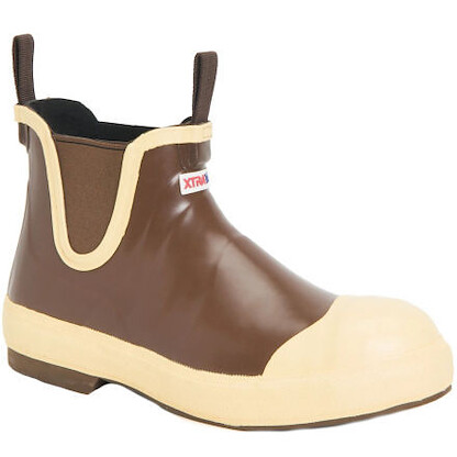XTRATUF Men's 6" Legacy Steel Toe Ankle Deck Boot - LDBSTL