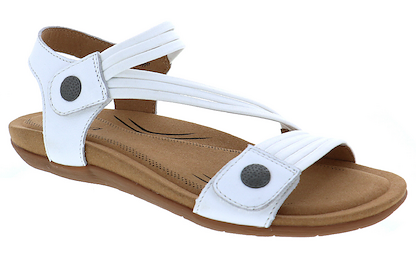 Biza Women's Luna Sandal White Solid - 3031-104