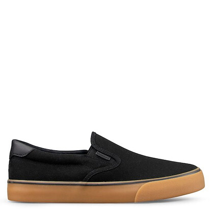Lugz Men’s Clipper Slip-On Sneaker Black/Gum/Black - MCLPRC-0049