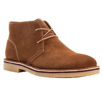 Propet Men's Findley Chukka Desert Tan Suede - MCX012STAN