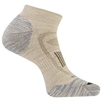 Merrell Unisex Zoned Hiking Low Cut Merino Wool Socks Light Tan (1 pair) - MEA33527L1B4001-LTTAN