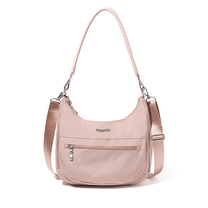 Baggallini Modern Pocket Half Moon Bag Ballet Pink - MHM800-B0299