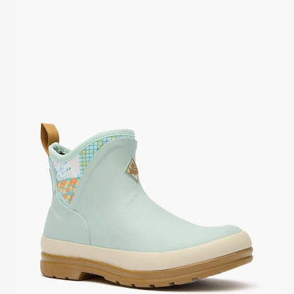 Muck Boot Company Women's 7" Originals Ankle Boot Blue Quilted Floral - MOAW200