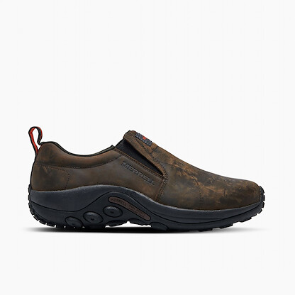MERRELL WORK Men's Jungle Moc Leather SR Work Shoe Espresso - J099323