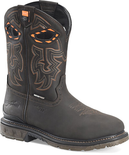 Phantom Rider Men's 11" Bruner Composite Toe Internal Metatarsal Guard Work Boot Dark Brown - PH5011